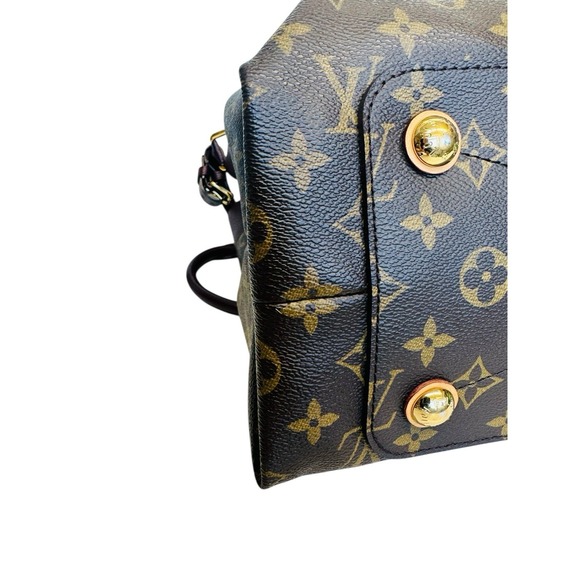 Louis Vuitton Monogram Canvas Olympe Shoulder Handbag Push Lock Closure Purple - Picture 5 of 17